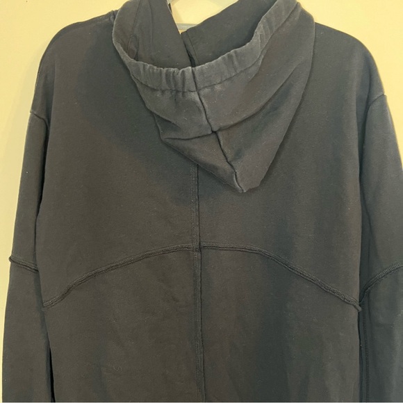 SWEATY BETTY Oversized Drop Shoulder Revive Hoodie Sweatshirt Black 8/M - Picture 9 of 14